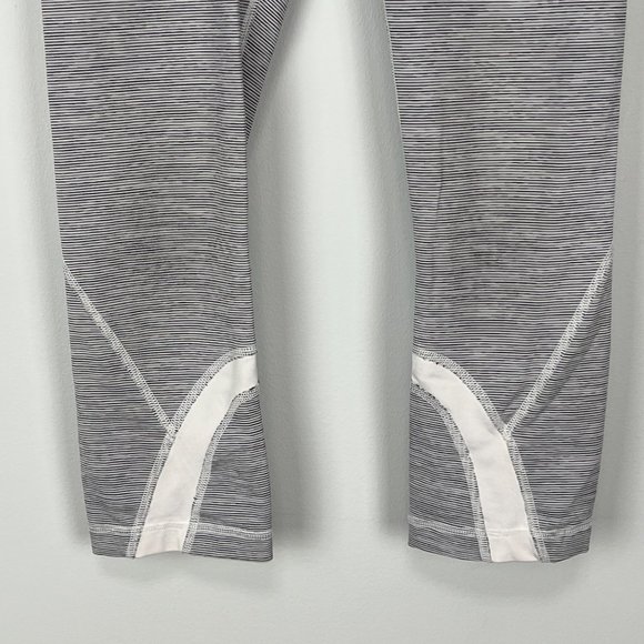Lululemon Run Inspire Crop II Leggings Wee Are From Space White Combo Fossil 4 - Picture 4 of 11